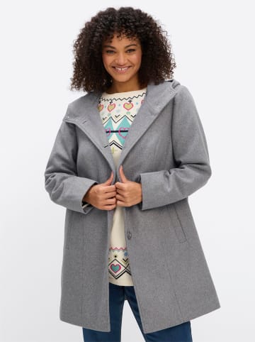sheego Jacke in grau