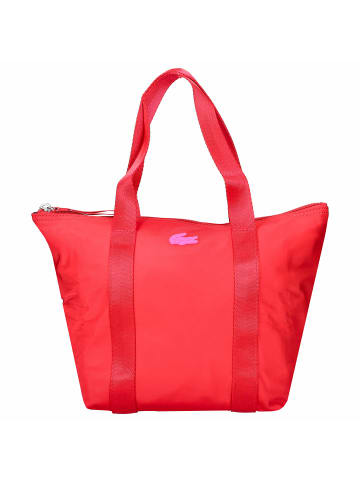 Lacoste Izzie - Shopper XS aus Nylon 23 cm in pompier rose fluo