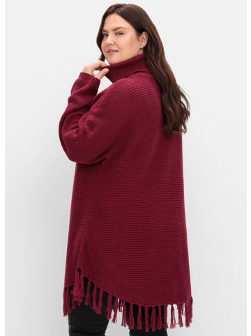 sheego Strickpullover in beere