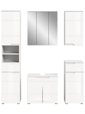 ebuy24 Badmöbelset Solero Weiß 169 x 34 cm