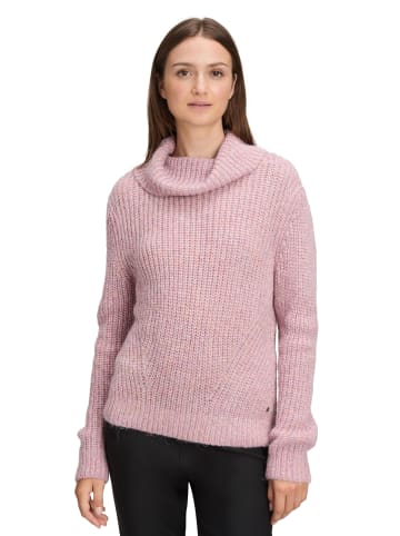 BETTY & CO Strickpullover mit Lurexfaden in Rose Melange