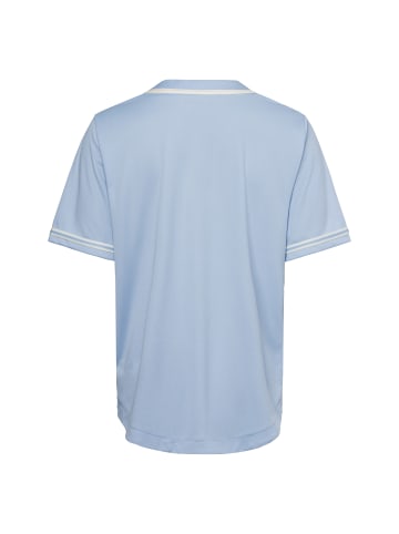 Karl Kani T-Shirt in hellblau beige - 0001