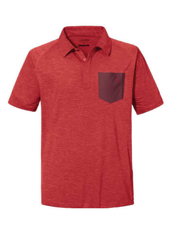 Schöffel Poloshirt Polo Shirt Hocheck M in Rot