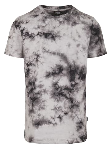 Urban Classics Urban Classics Herren Black Tie Dye Tee in white/black