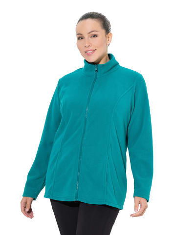 Ulla Popken Sweatjacke in smaragd