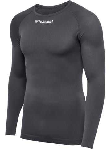 Hummel Sportshirt "Hmlbl Comfort 2.0 Tee L/S" in Grau