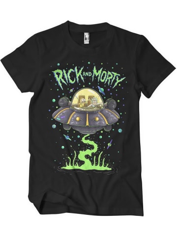 Rick and Morty T-Shirt in Schwarz
