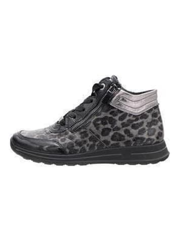 Ara Shoes Hightop-Sneaker Osaka in SCHWARZ/STEEL/GRAPHIT