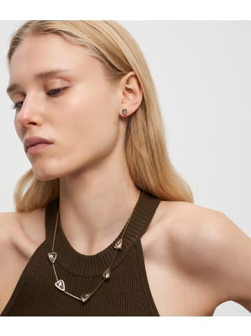 LIEBESKIND BERLIN Kette Halskette - Glass Heart in gold