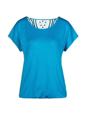 Vivance Kurzarmshirt in türkis, schwarz