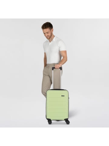 D&N Travel Line 4100 4 Rollen Kabinentrolley S 54 cm in lime green