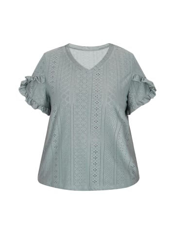 usha FESTIVAL Damen Plus Size Blouse in Laurel Green