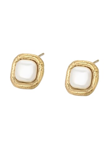 gaya Women Earrings in Gold White