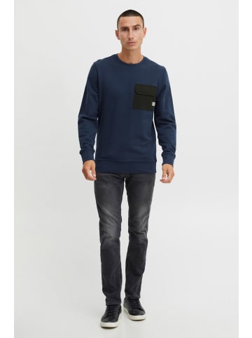 11 Project Rundhalspullover PRPelle in Blau
