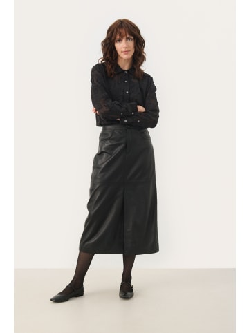 PART TWO Langarm - Hemd DittaPW Gerade Passform in Black