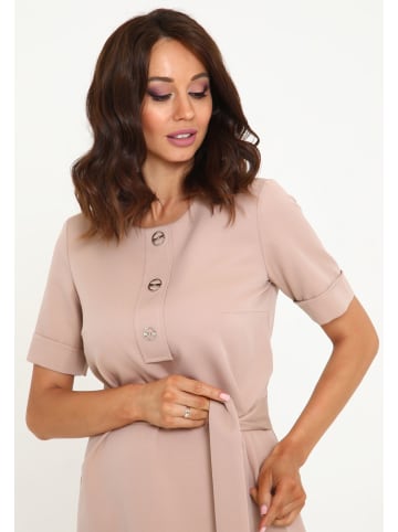 Awesome Apparel Kleid in Beige
