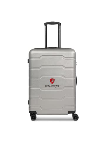 Tonino Lamborghini Bologna 4 Rollen Trolley M 67 cm in silver