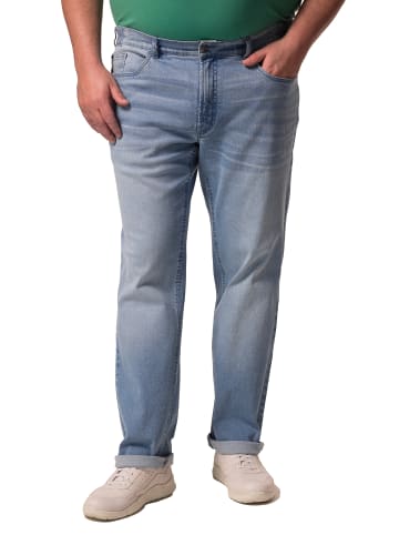 Men Plus Jeanshose in bleached denim