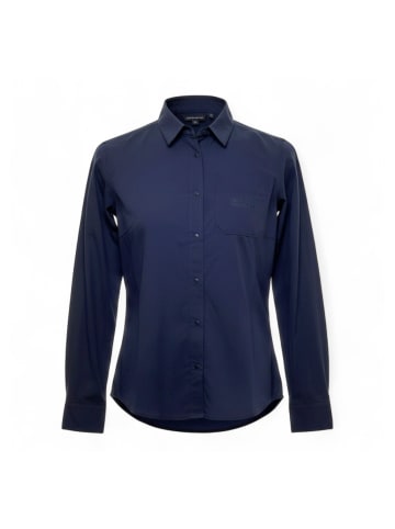 Jack Wolfskin Langarmshirt Lakeside Shirt Kids Hemd Kinder Moskito Longsleeve Shirt in Weiß