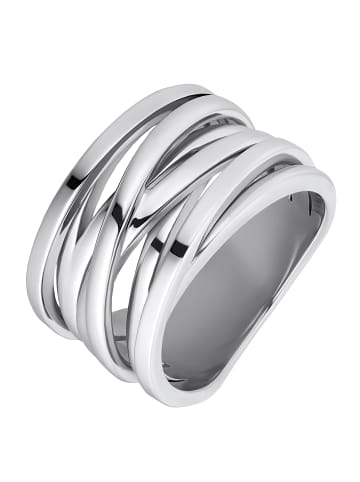 Steel_Art Fingerring Serpi poliert in silberfarben poliert