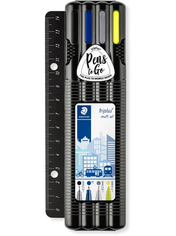 Staedtler Schreibgeräteset triplus multi set black 4 Schreibgeräte