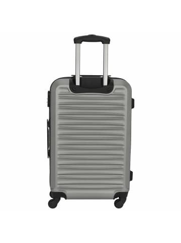 Paradise by CHECK.IN Havanna - 4-Rollen-Trolley 67 cm (rot) in silber