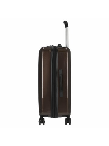 Check.In London 2.0 - 4-Rollen-Trolley 67 cm (orange) in carbon champagner