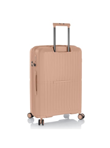 Heys AirLite 4 Rollen Trolley M 66 cm mit Dehnfalte in nude