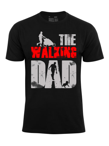 Cotton Prime® Fun-Shirt "THE WALKING DAD" in schwarz