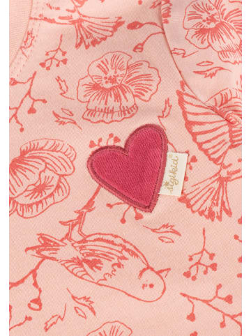 Sigikid Langarmshirt Pink Birds in Hellrosa