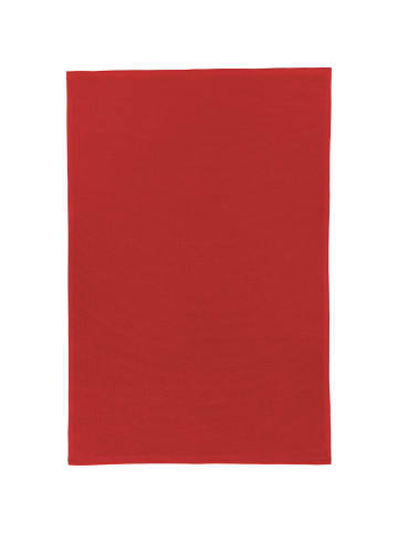 Erwin Müller Baumwolle Frottier-Geschirrtuch 2-farbig 4er-Pack in grau/rot