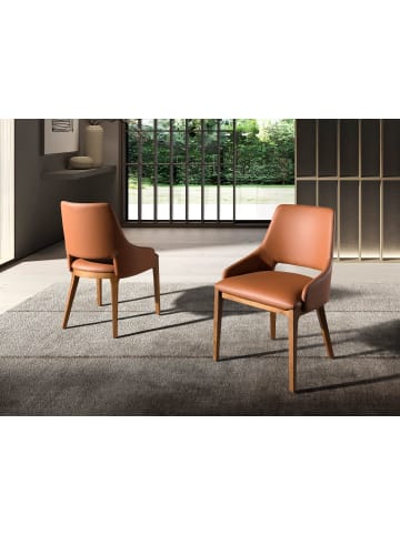 Angel Cerdá Stuhl 4156 in Braun/Walnuss – (B)54 x (H)83 x (T)61 cm