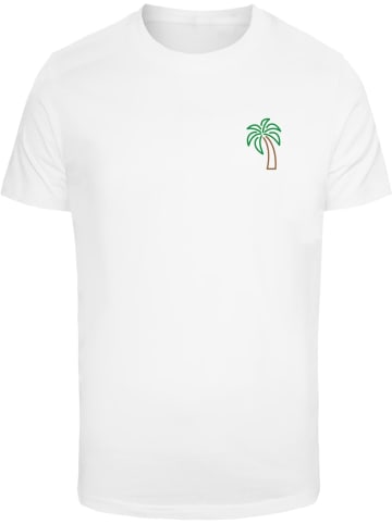 Mister Tee T-Shirt "Coconut Tree Tee" in Weiß
