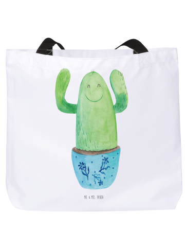 Mr. & Mrs. Panda Schultasche Kaktus Happy ohne Spruch in Weiß