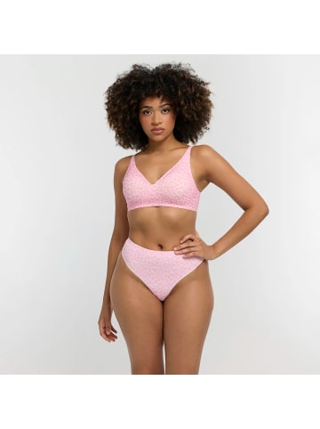 CFAB Bügelloser Push-Up-BH in Rosa Monochrom