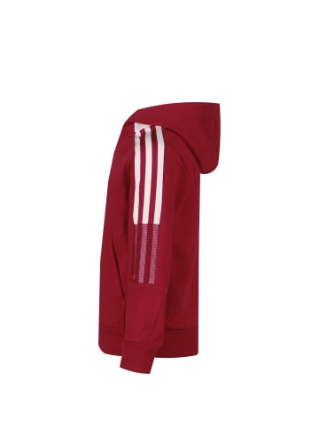 adidas Performance Kapuzenpullover Tiro 21 in rot / weiß