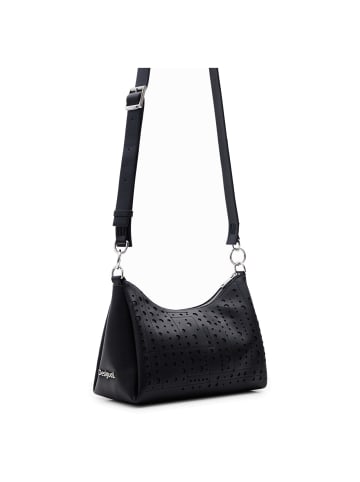 Desigual Bloomer Mayari - Schultertasche 25 cm (black) in schwarz