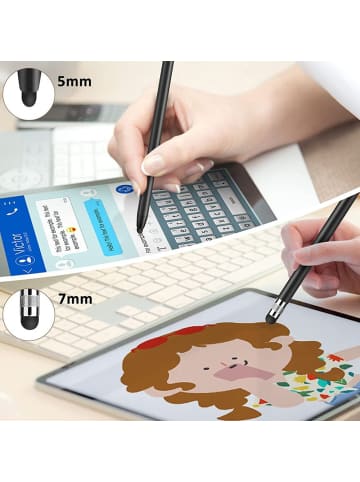 TechProtect Touch Stylus Eingabestift Universal Silber