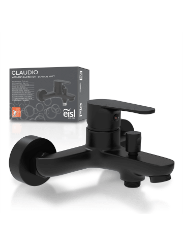 Eisl CLAUDIO Wannenfüllarmatur, Schwarz matt