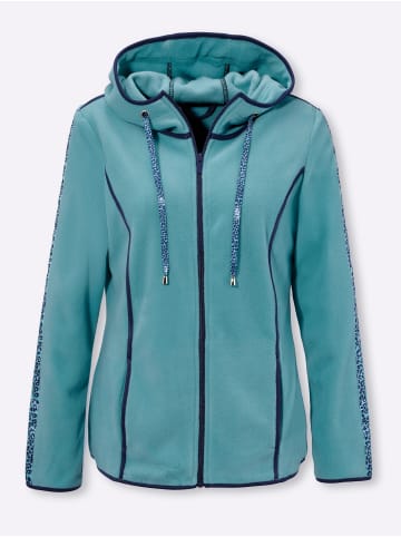 Sieh an! Fleecejacke in ozean-marine
