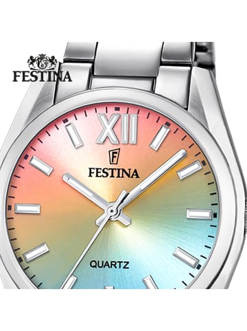 Festina Analog-Armbanduhr Festina Boyfriend silber mittel (ca. 37mm)