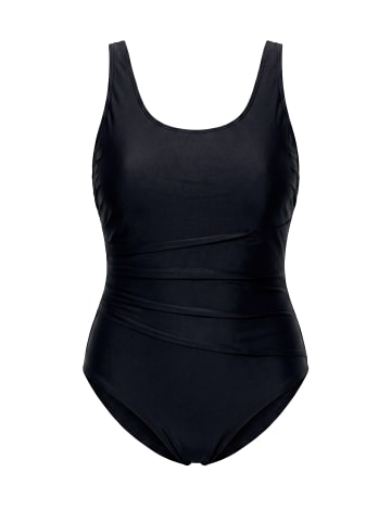 Ulla Popken Badeanzug in schwarz