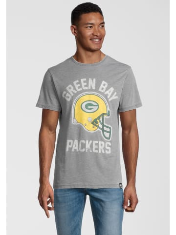 Recovered T-Shirt NFL Helmet Print in Grau