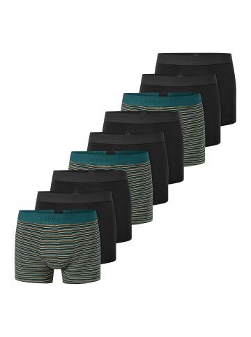 Schiesser Retro Short / Pant 95/5 Cotton in Petrol / schwarz