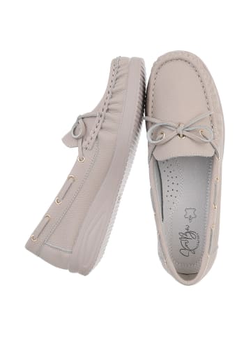 Ital-Design Halbschuh in Beige und Grau