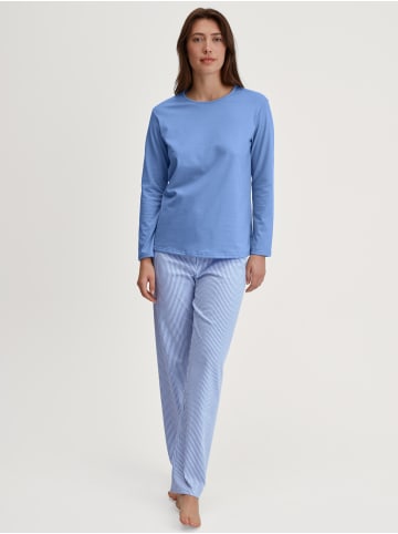 Calida Pyjama in hydrangea blue