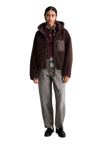 Marc O'Polo DENIM Teddyjacke regular in Espresso Brown
