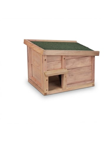 relaxdays Igelhaus in Hellbraun - (B)40 x (H)30 x (T)34 cm