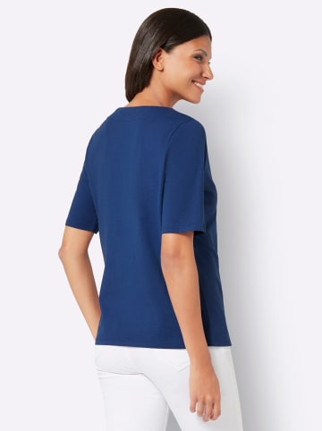 Sieh an! Kurzarmshirt in royalblau