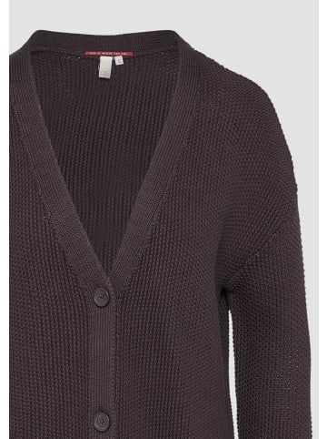 QS Strickjacke langarm in Lila